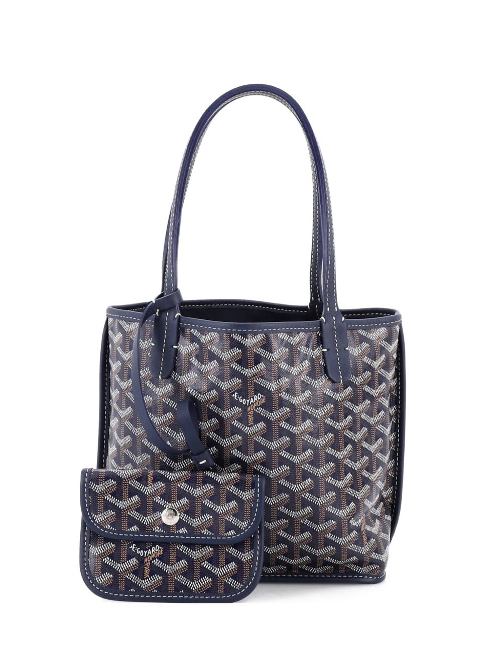Goyard Anjou Reversible Tote Coated Canvas Mini satchel