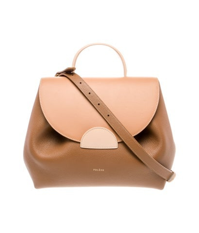 Polene Leather Shoulder Bag