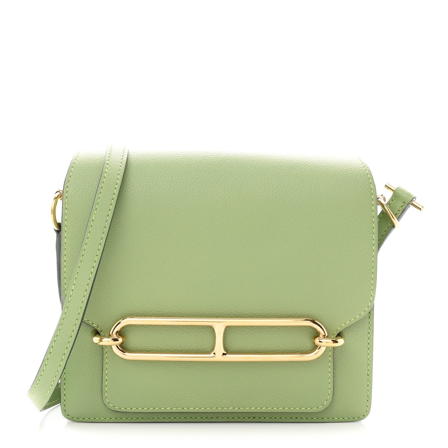 Hermes Evercolor Mini Sac Roulis Vert Criquet