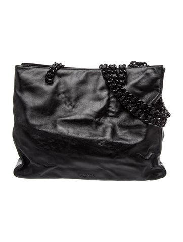 Nappa Leather Nappa Bachelite Leather Shoulder Bag Vintage