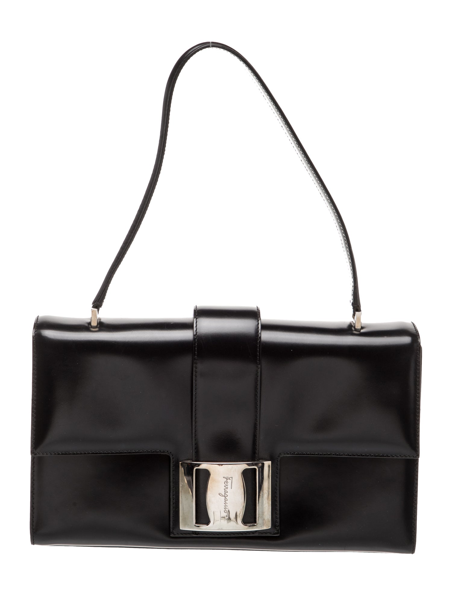 Ferragamo Leather Shoulder Bag