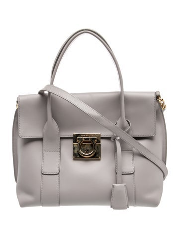 Leather Top Handle Bag