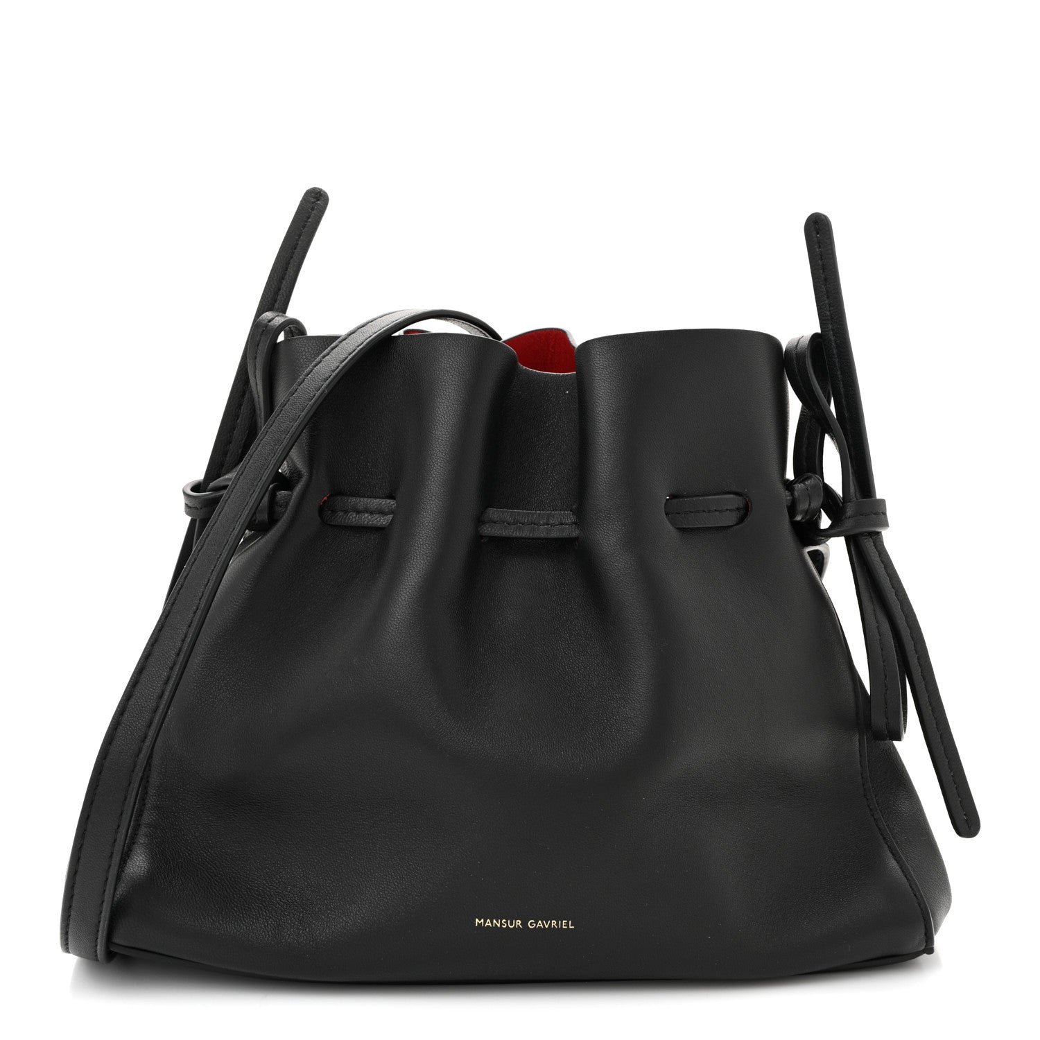 Mansur Gavriel Mansur Gavriel Lambskin Mini Protea Bag Black Flamma