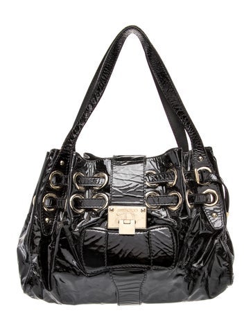 Patent Leather Shoulder Bag