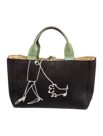 Canvas Top Handle Bag