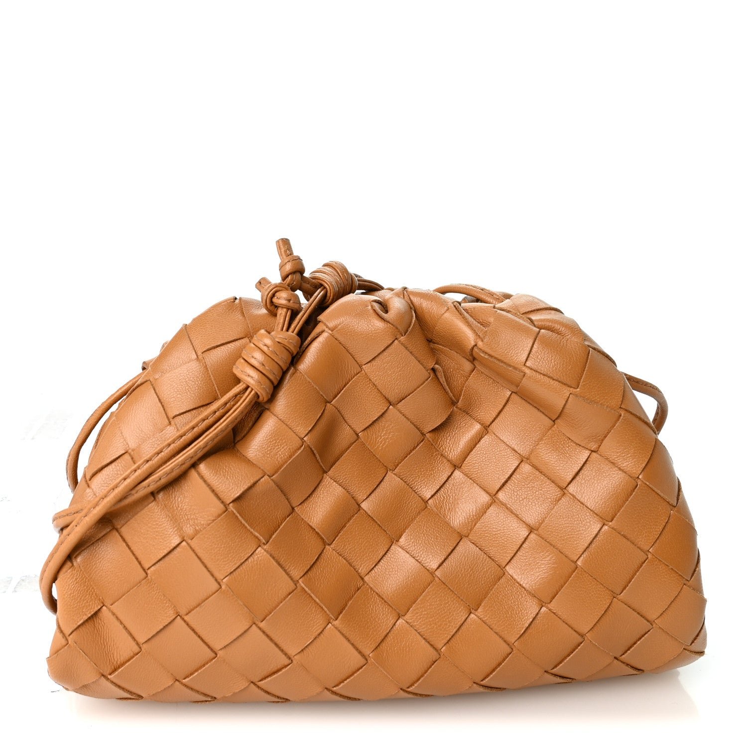 Bottega Veneta Nappa Intrecciato The Mini Pouch Carmel