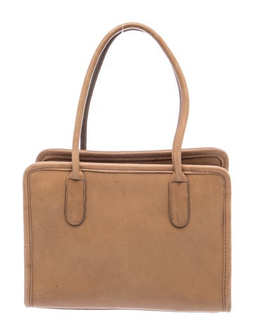 Leather Top Handle Bag