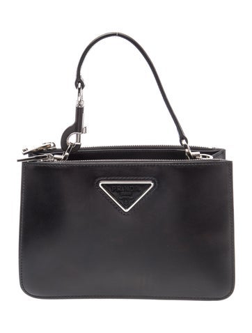 City Calf Leather Double Zip
