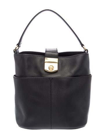 Leather Top Handle Bag