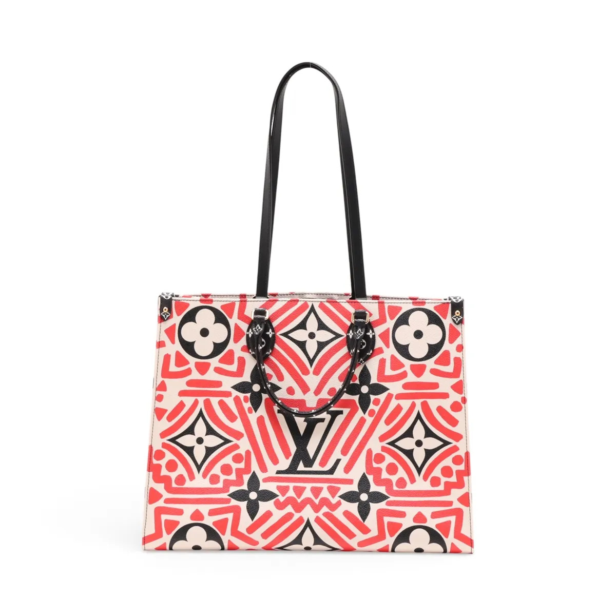 Louis Vuitton LV Crafty On the Go GM M45358 Red x Black There was an RFID respon