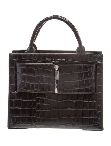 Leather Top Handle Bag