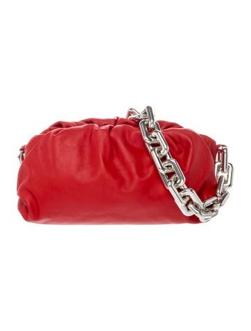 Bottega Veneta Chain-Link Chain Pouch