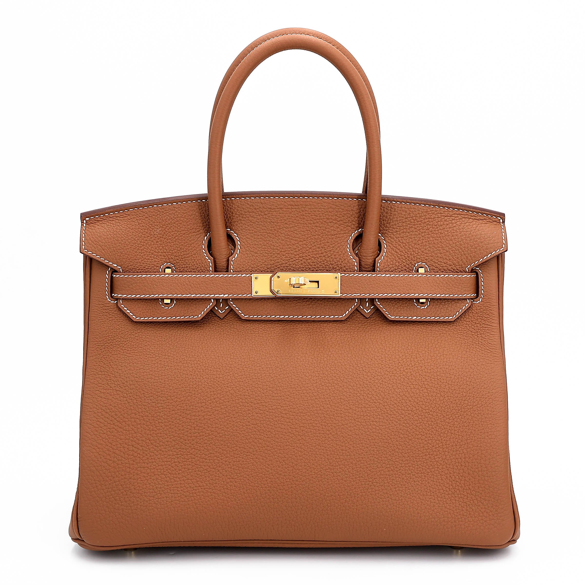 Unused ( Rank NS ) HERMÈS Birkin 30 Gold (37) Togo Gold hardware U (2022)