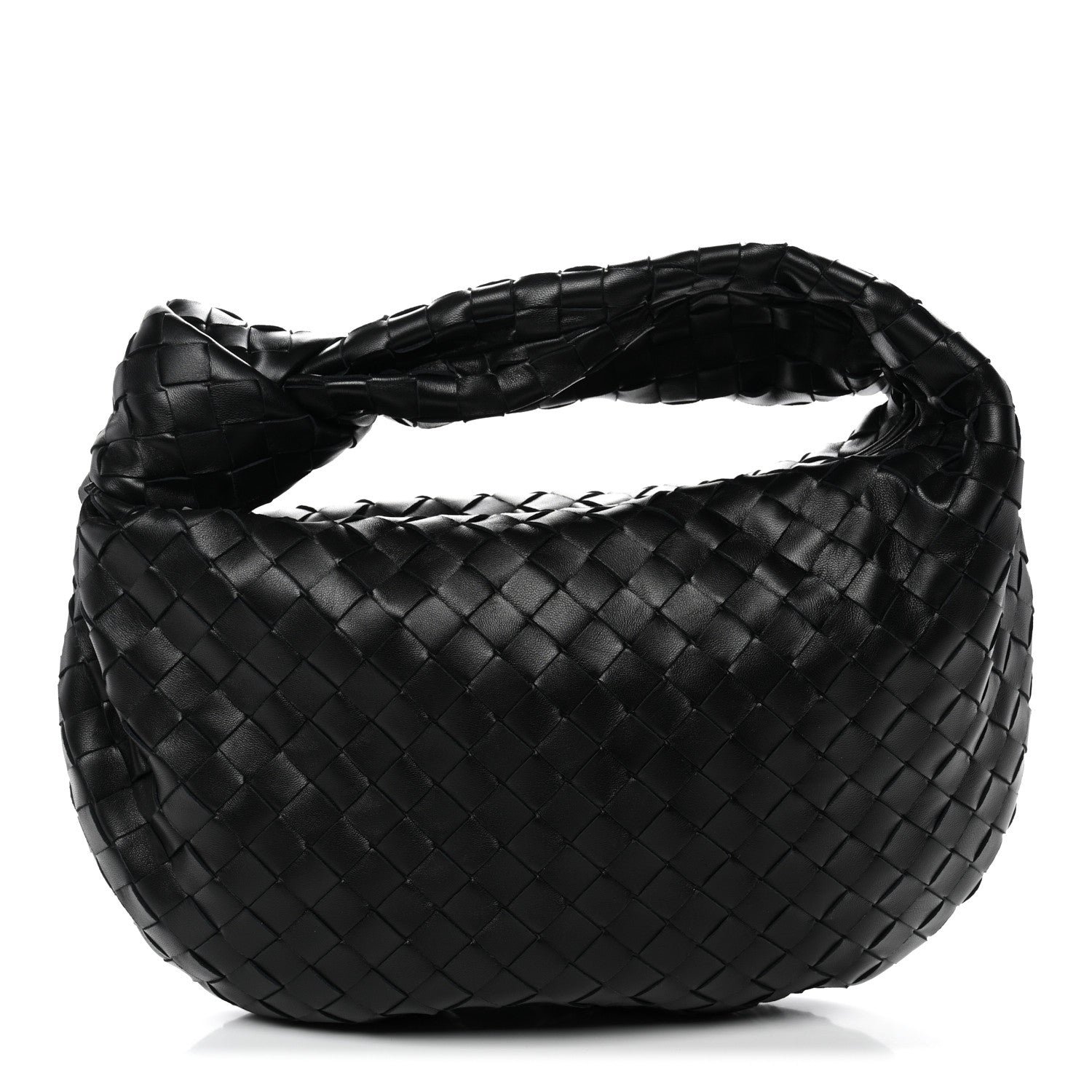 Bottega Veneta Bottega Veneta Nappa Intrecciato Teen Jodie Hobo Black