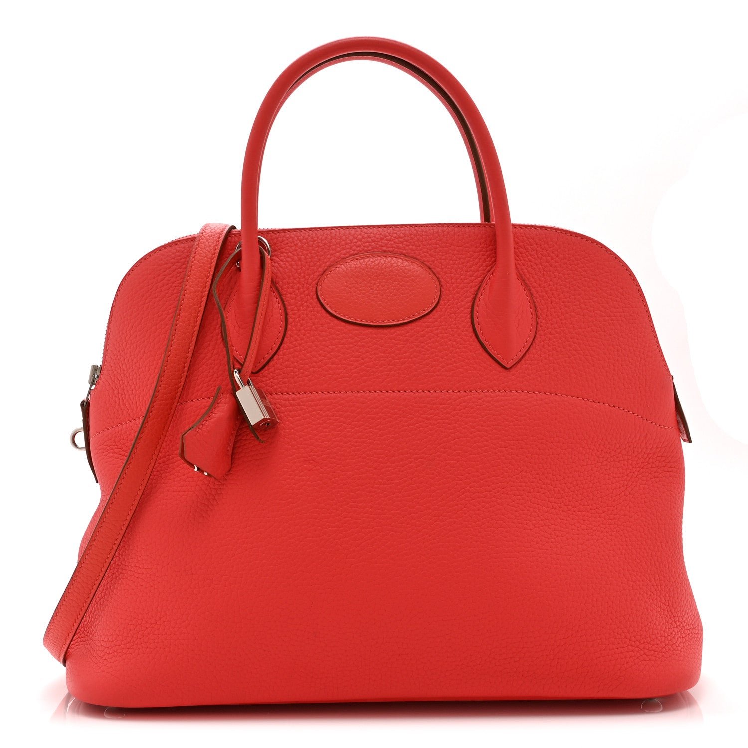 Hermes Taurillon Clemence Bolide 35 Rouge Pivoine