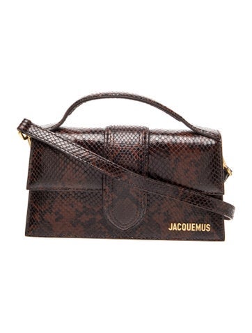 Embossed Leather Top Handle Bag w/ Tags