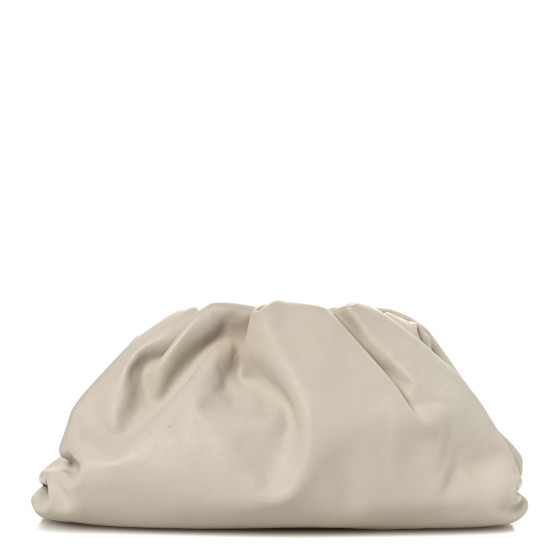 Bottega Veneta Smooth Butter Calf The Pouch Oversized Clutch Plaster