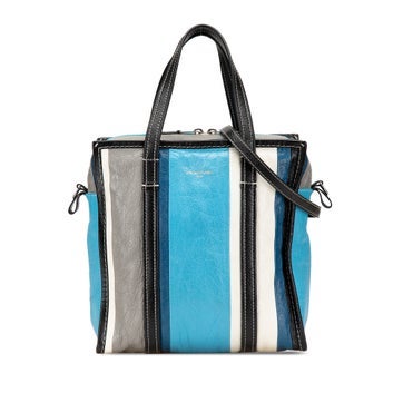 Balenciaga Lambskin Bazar Shopper Satchel S