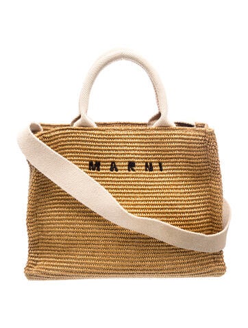 Marni Straw Crossbody Bag