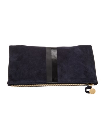 Suede Clutch