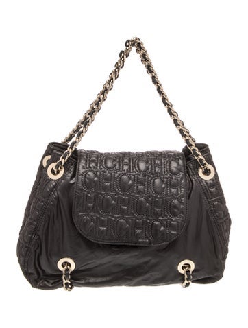 Carolina Herrera Leather Shoulder Bag