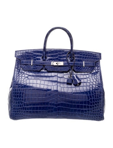 Shiny Porosus Crocodile Birkin 40
