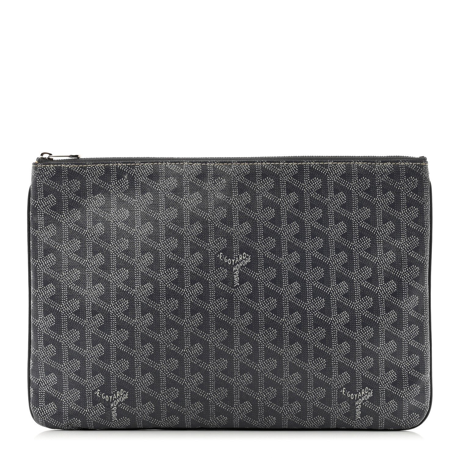 Goyard Goyardine Senat Pochette MM Grey
