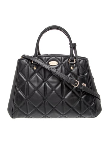 Leather Top Handle Bag