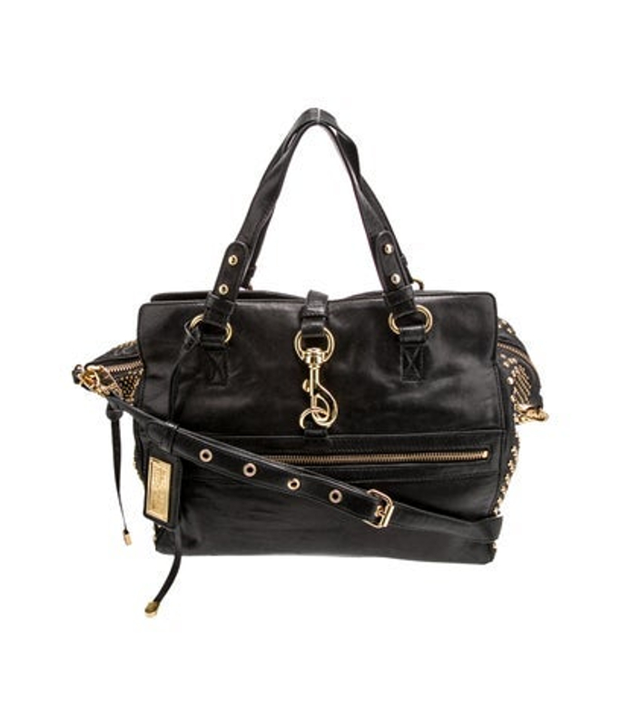 Badgley Mischka Mischka Leather Top Handle Bag