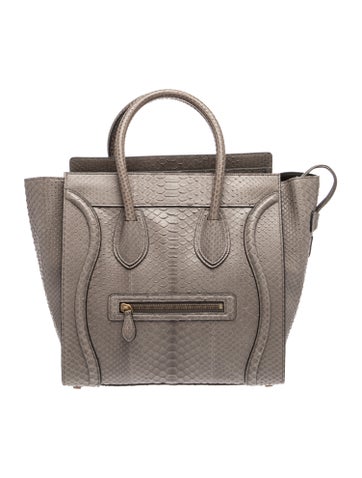 Celine Python Luggage Medium