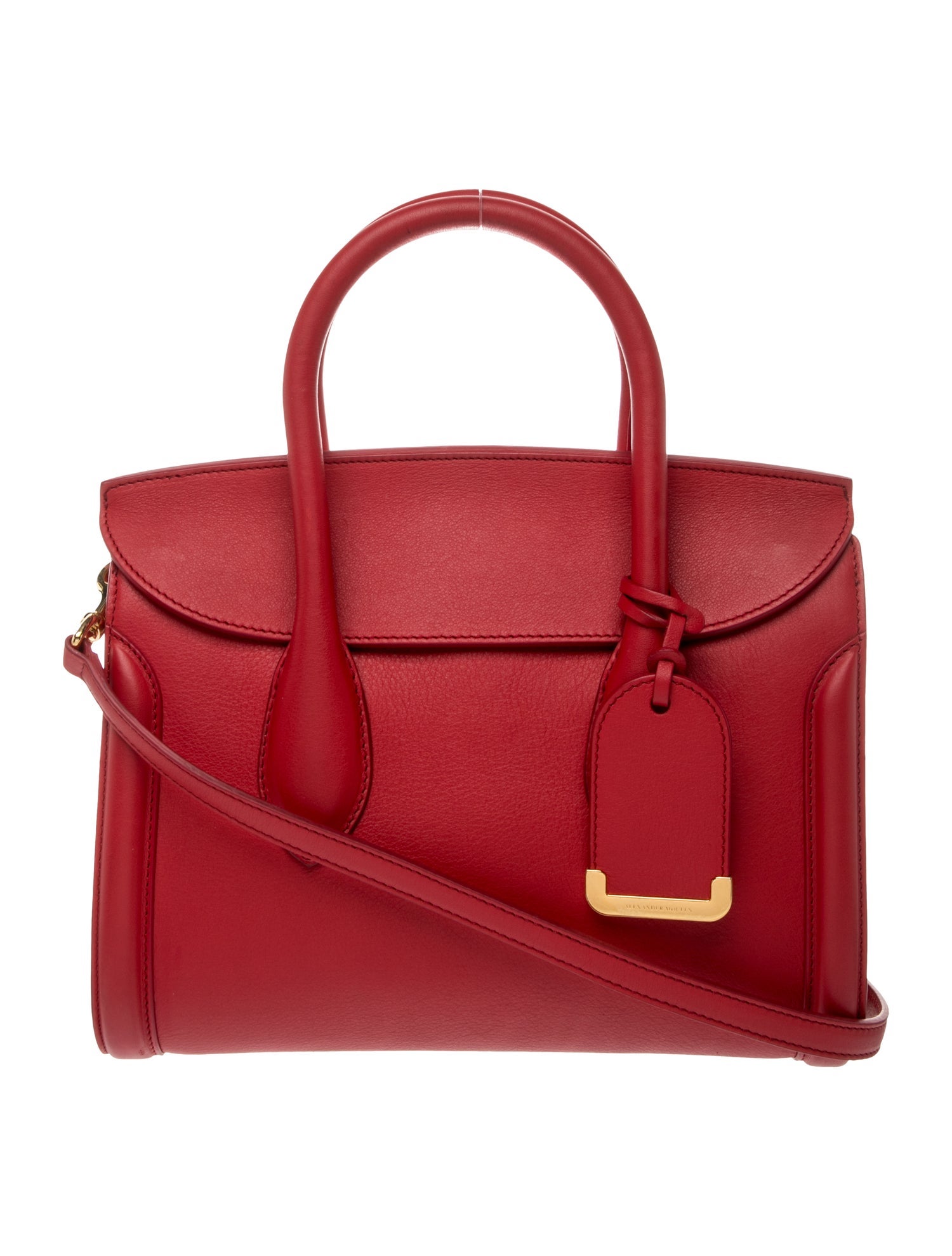 Leather Top Handle Bag