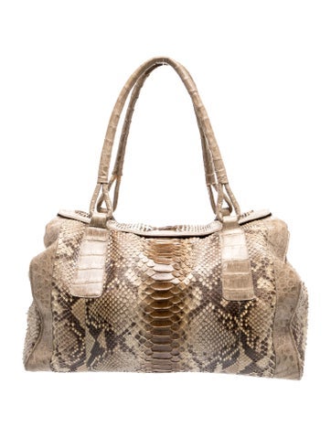 Python Top Handle Bag