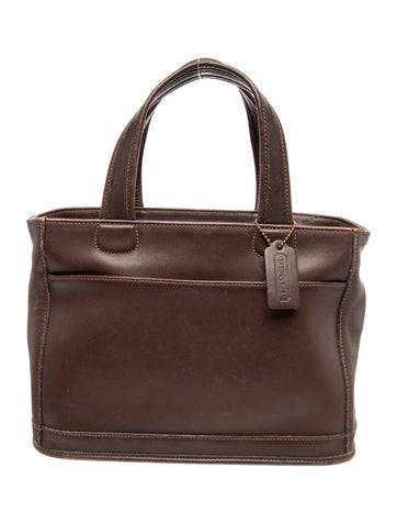 Leather Top Handle Bag