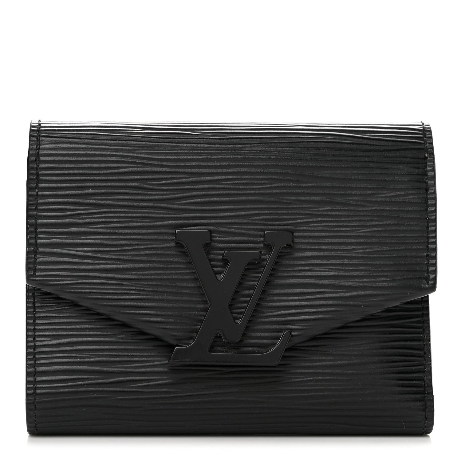 Louis Vuitton Epi Grenelle Compact Wallet Black