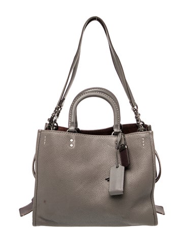 Leather Top Handle Bag