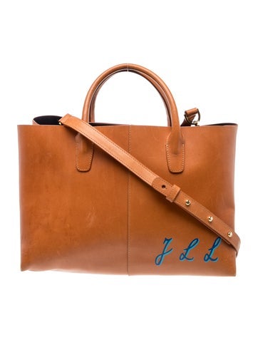 Leather Top Handle Bag