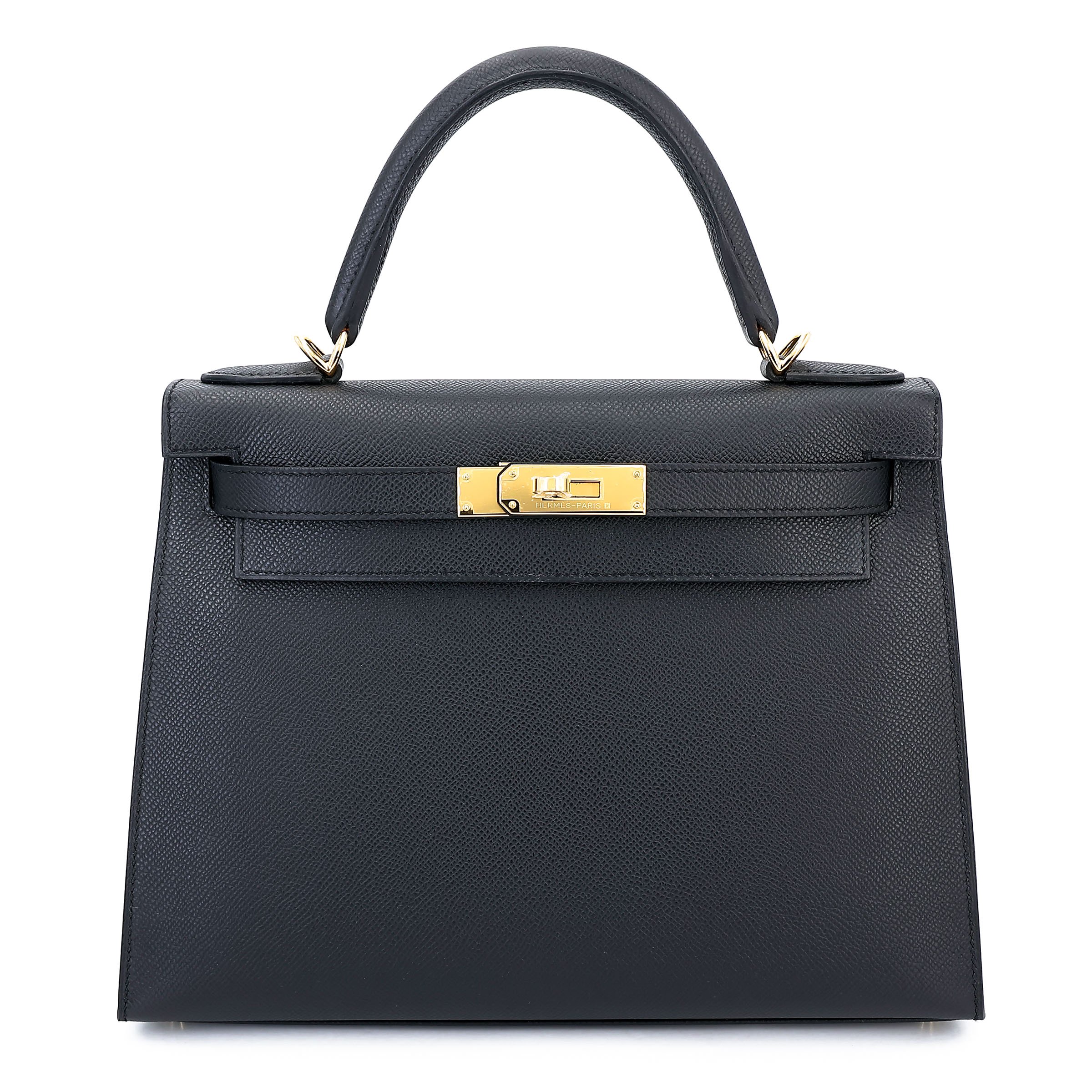Hermes Brand New ( Rank N ) HERMÈS Kelly 28 Sellier Noir (89) Epsom Gold hardware K (2025)