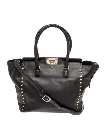 Rockstud Top Handle Bag