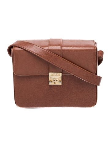 MCM Leather Messenger Bag Vintage