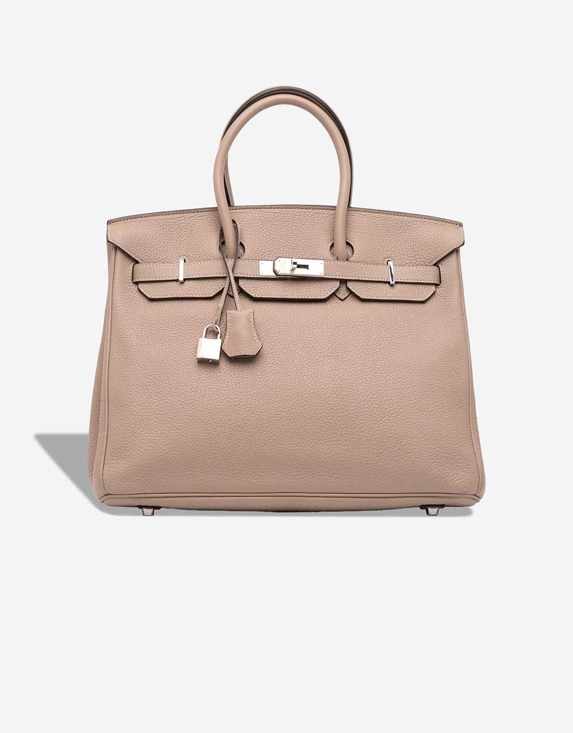 Hermes 
		Birkin 35 Clémence Gris Tourterelle    
