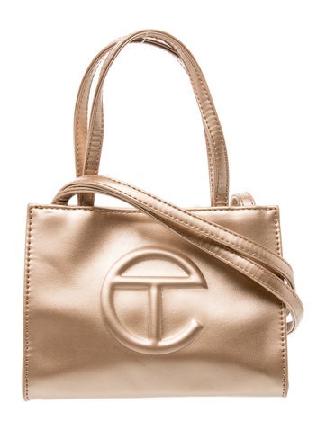 Vegan Leather Shopping Bag Small