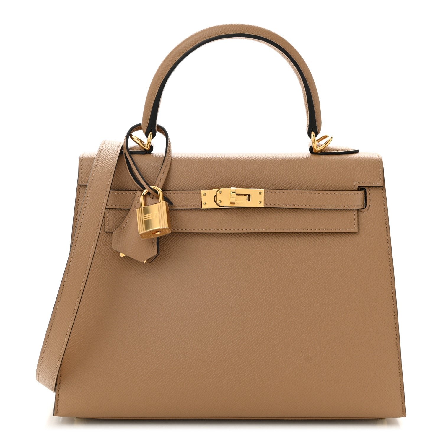 Hermes Epsom Kelly Sellier 25 Chai