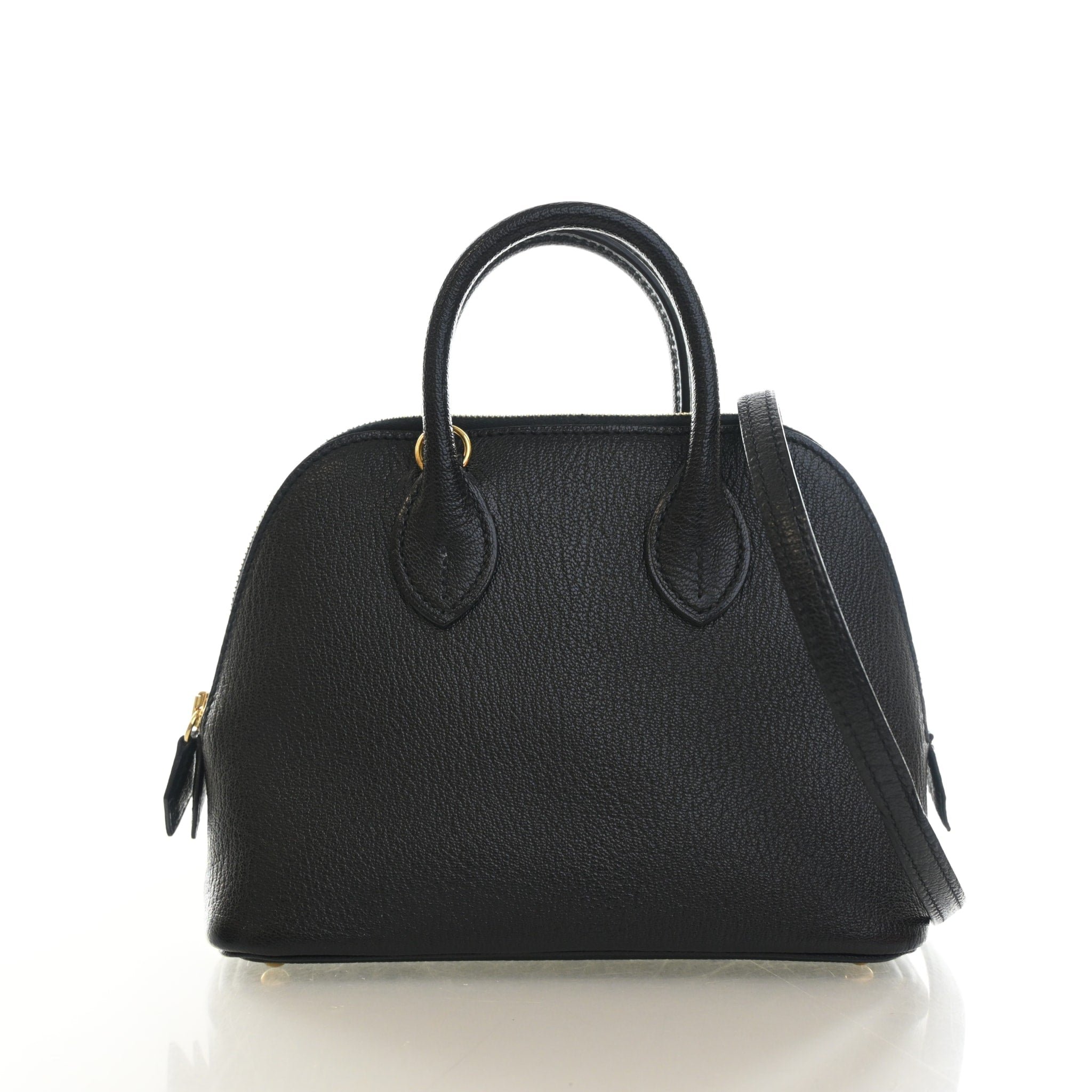 Hermes Noir Chevre Mysore Mini 1923 Bolide