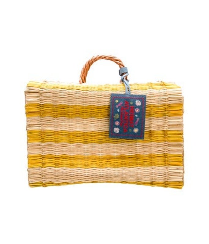 Heimat Atlantica Atlantica Raffia Weekender Bag