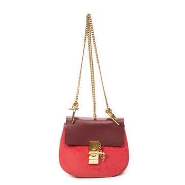 Leather Mini Bicolor Drew