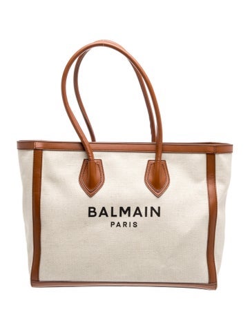 Balmain Canvas Shoulder Bag