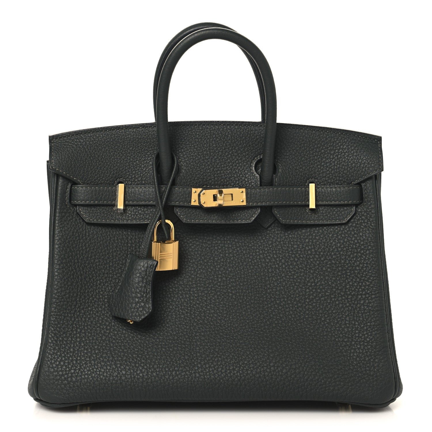 Hermes Togo Birkin 25 Vert Fonce