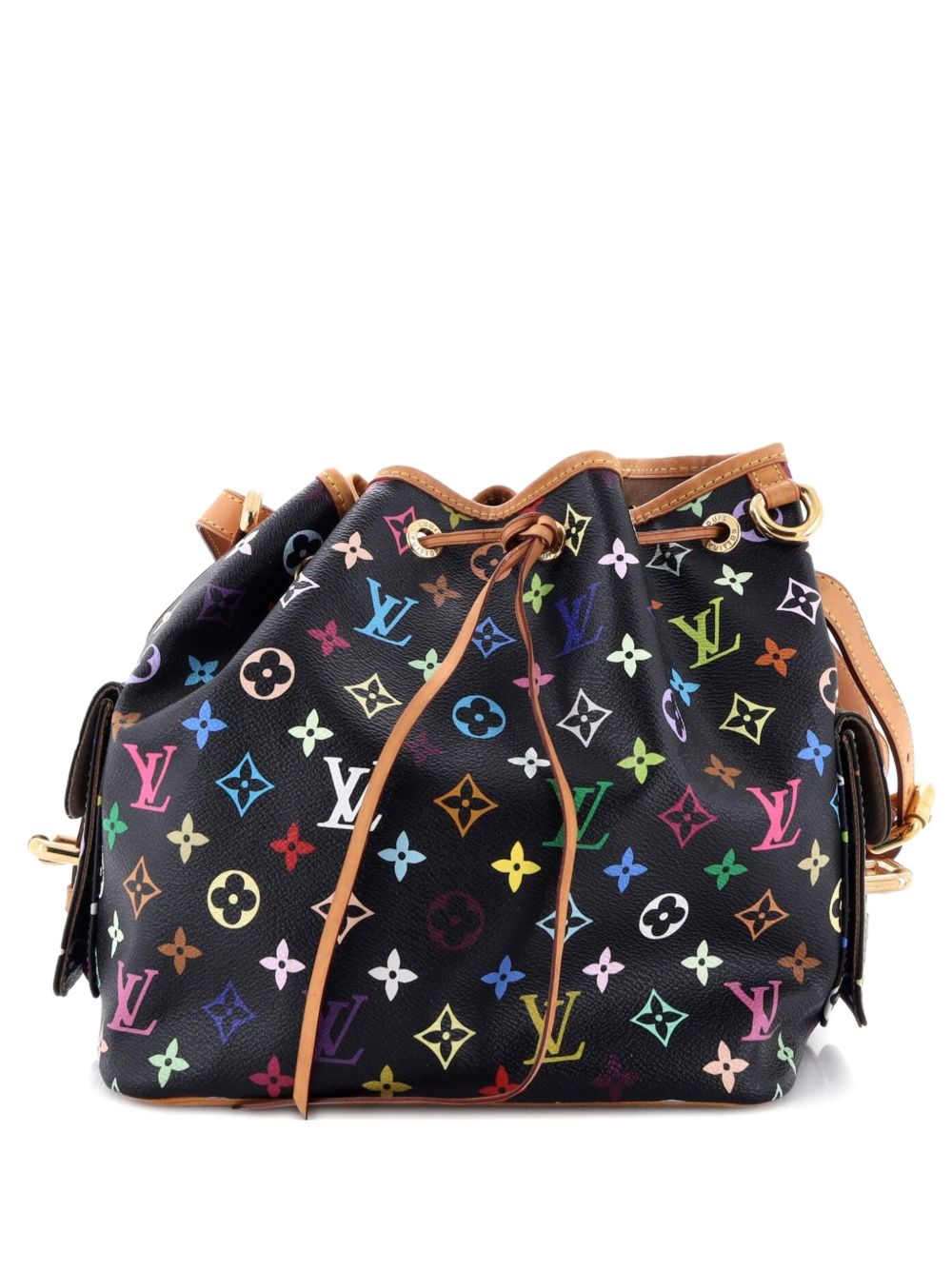 Petit Noe Handbag Monogram Multicolor bucket bag