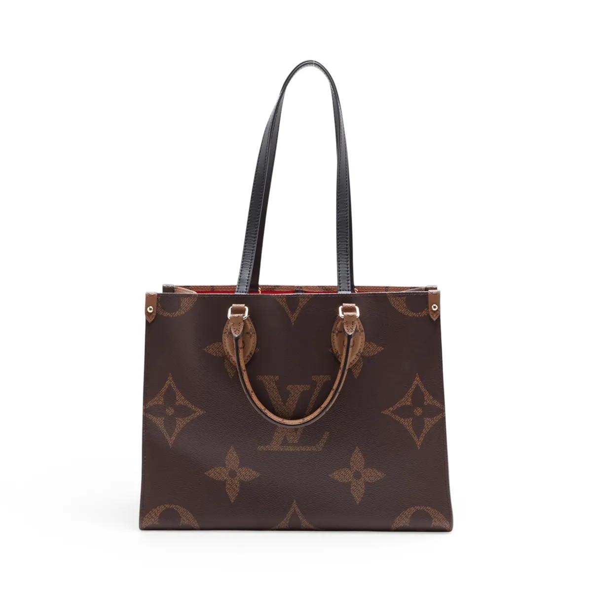 Louis Vuitton Giant Monogram Reverse On the Go MM M45321 Brown There was an RFID