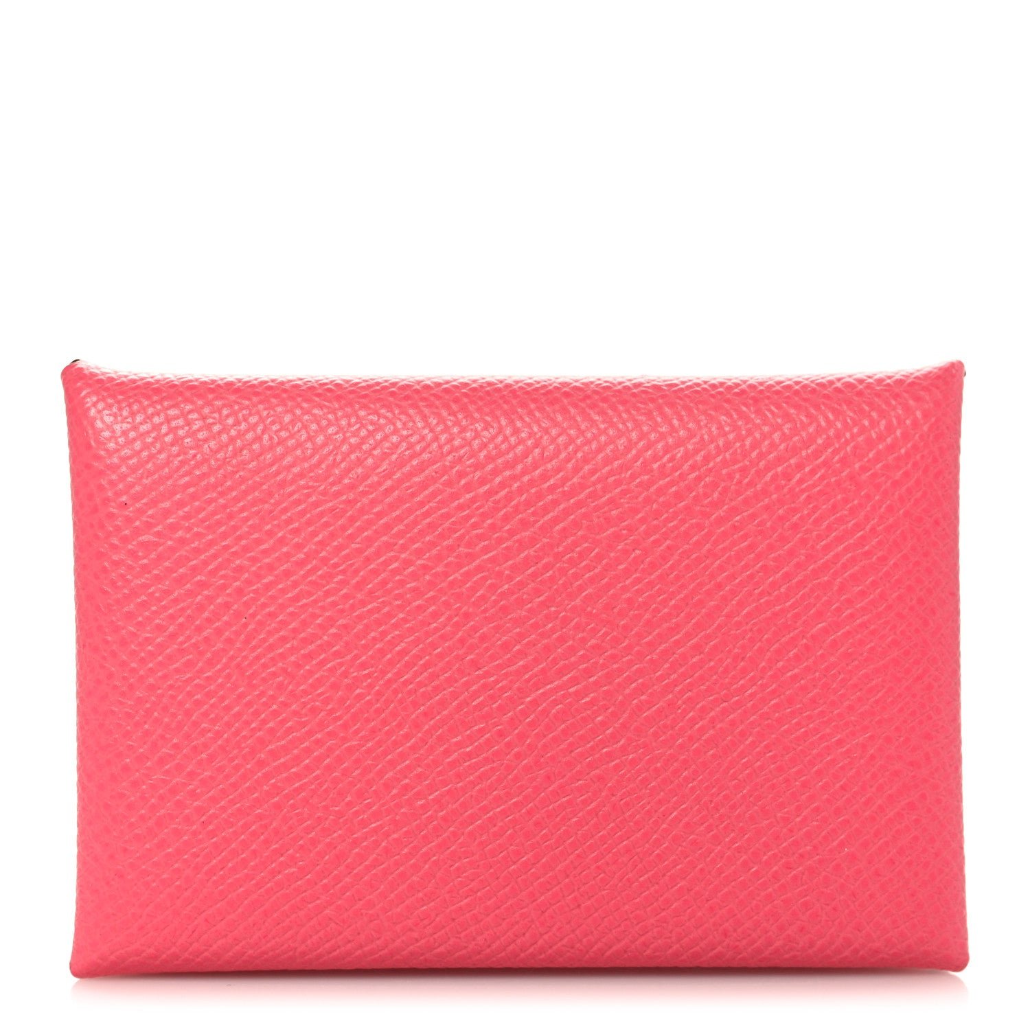 Hermes Epsom Calvi Card Case Rose Azalee